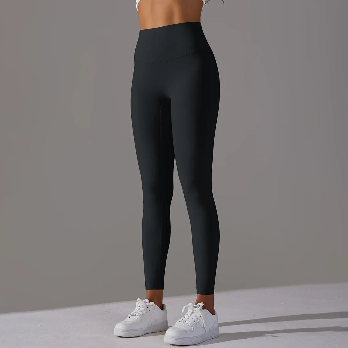 HLY128SZ-BLACK-S High Waisted ActiveFlex Athletic Yoga Leggings-Black,  Small : Clothing, Shoes & Jewelry
