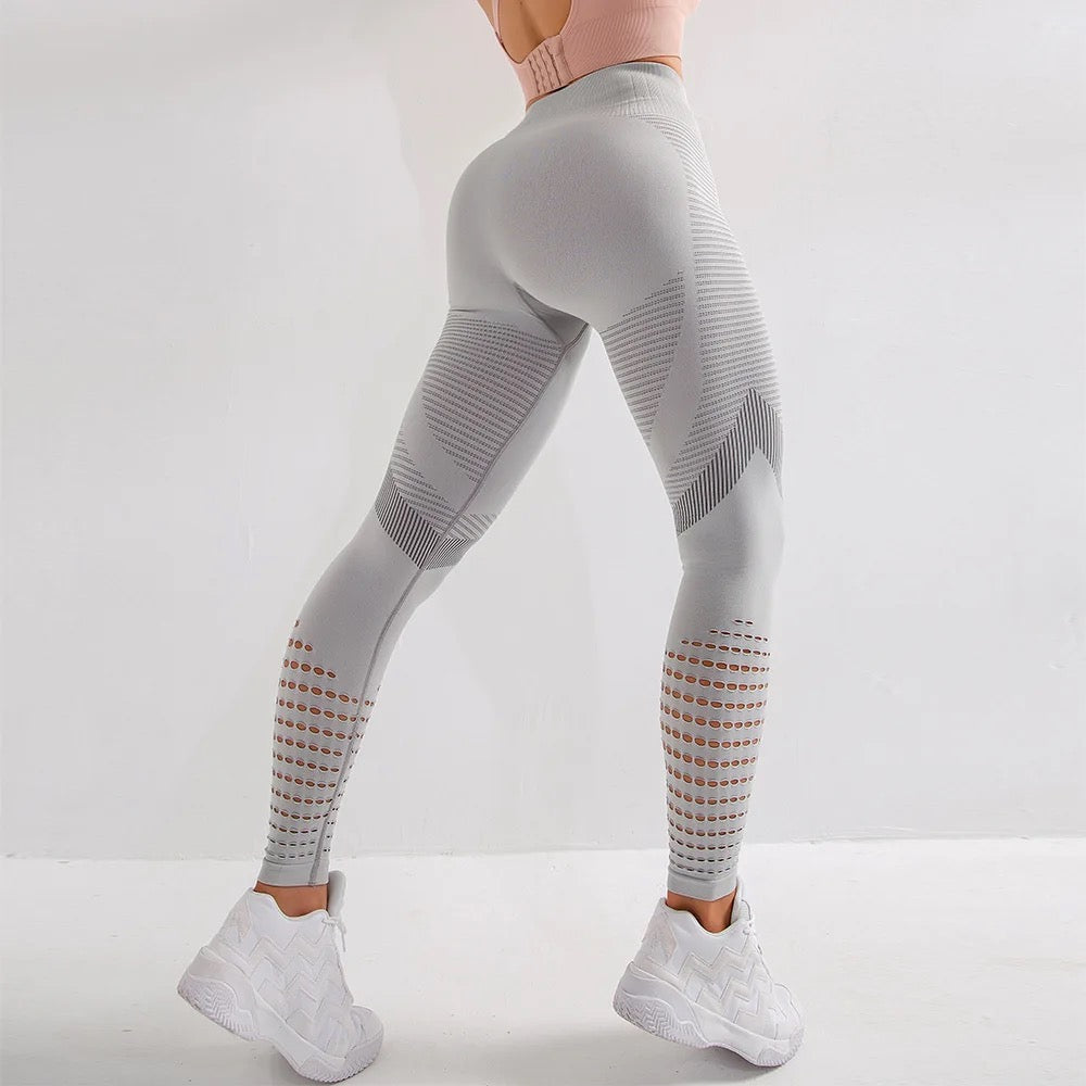 mesh panel leggings