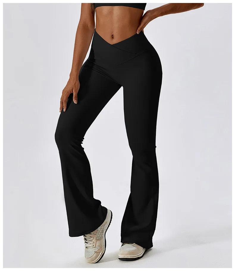 black high waisted leggings