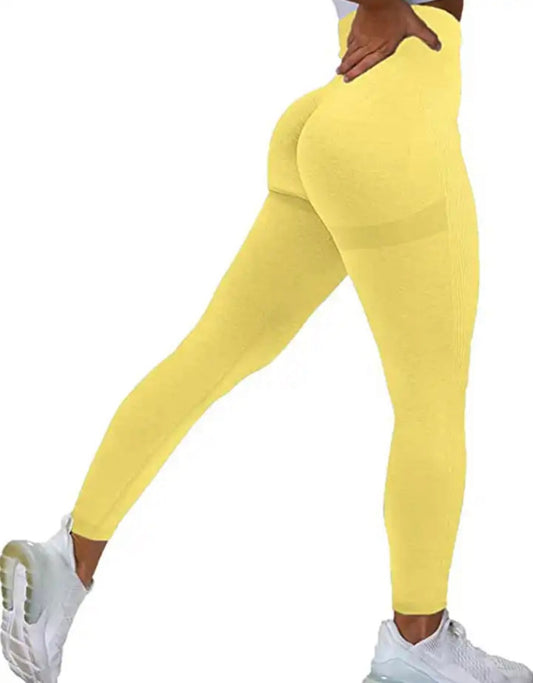 Yellow Running Leggings