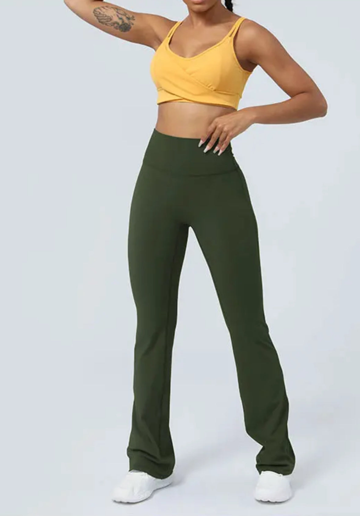 Olive Yoga Pants