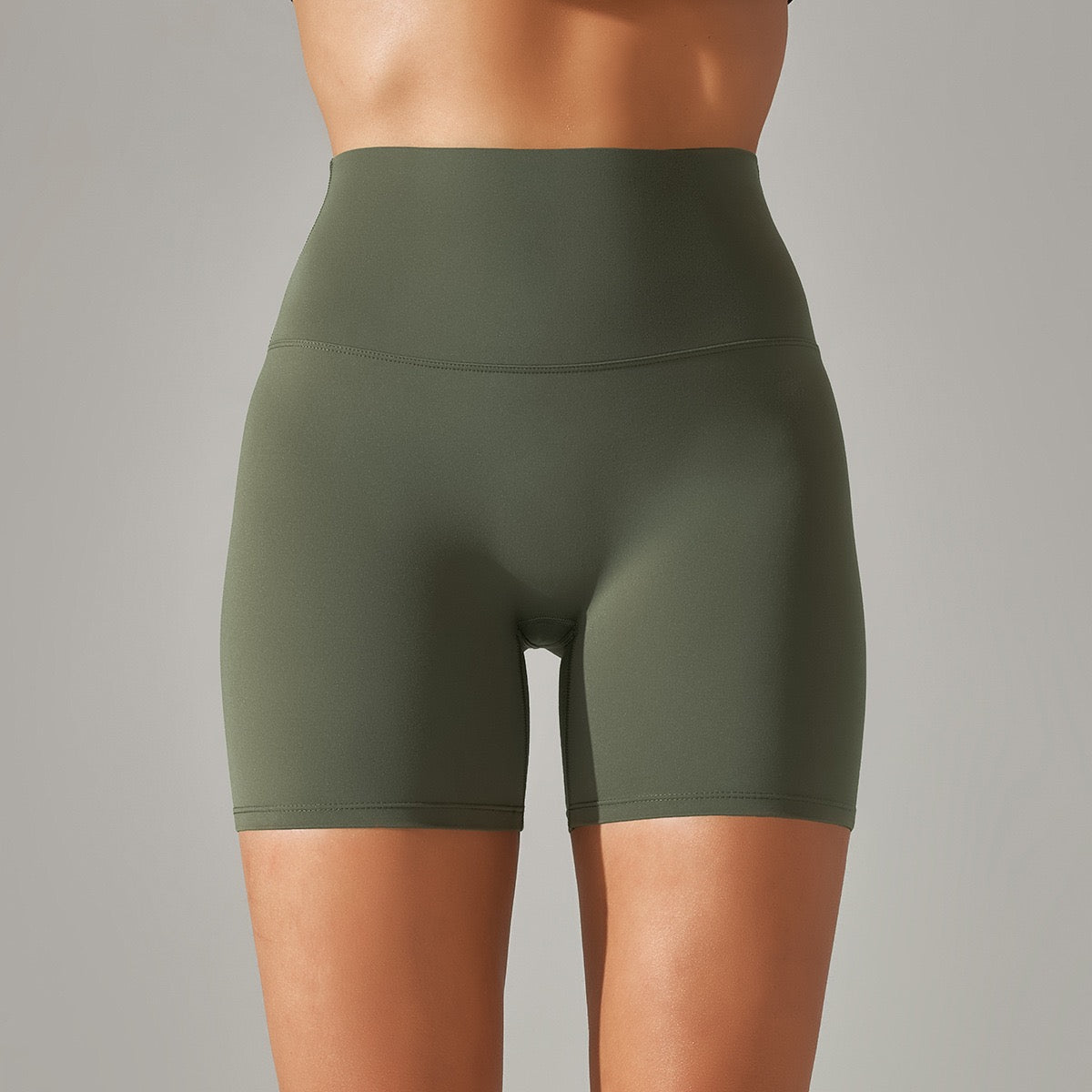 Olive Leggings Shorts